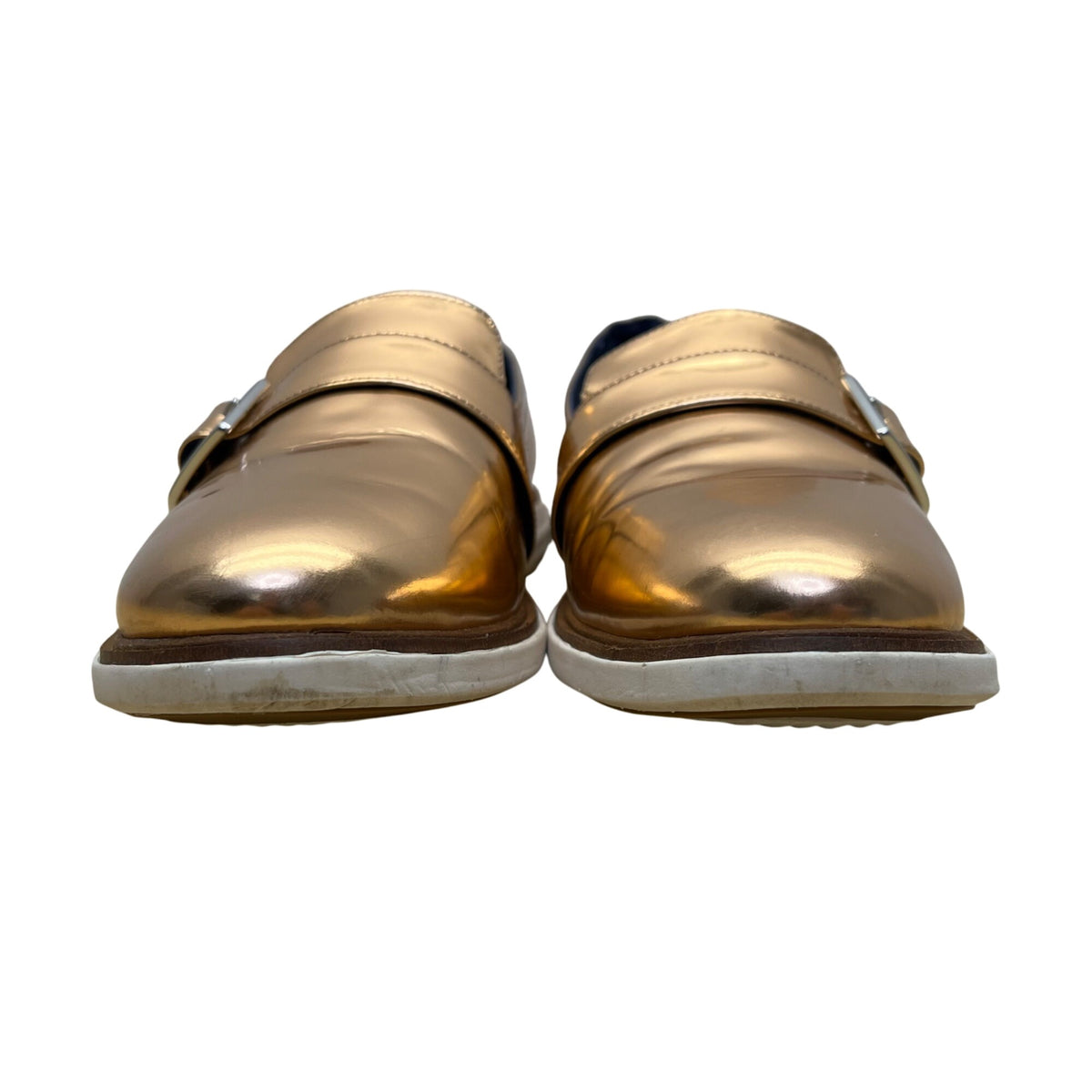 Cole Haan Women’s Rose Gold Metallic Leather Grandevolution Loafers Size 8.5