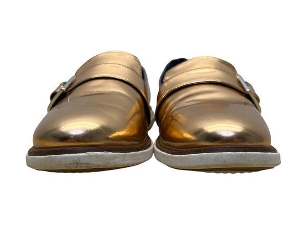 Cole Haan Women’s Rose Gold Metallic Leather Grandevolution Loafers Size 8.5