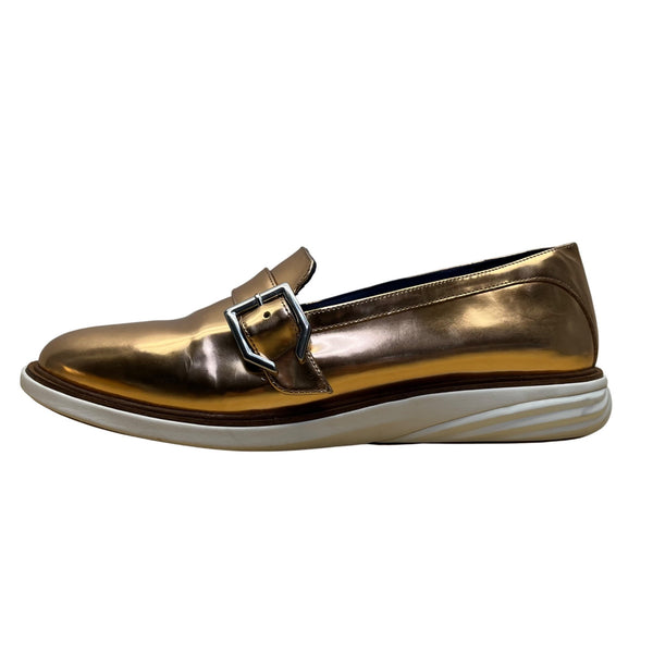Cole Haan Women’s Rose Gold Metallic Leather Grandevolution Loafers Size 8.5