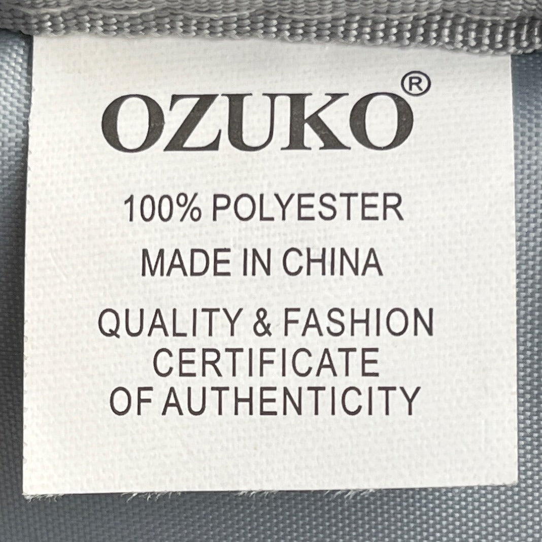 Ozuko Green  Waterproof Fabric Anti-Theft USB Port Compact Crossbody Backpack