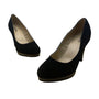 Unlisted By Kenneth Cole Womens Black Faux Suede Platform Heels Size 10M - New