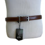 Mio Marino Genuine Leather Mens Adjustable Ratchet Belt Brown Customizable