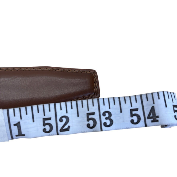 Mio Marino Genuine Leather Mens Adjustable Ratchet Belt Brown Customizable