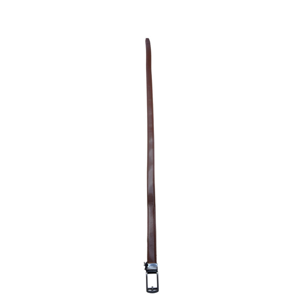Mio Marino Genuine Leather Mens Adjustable Ratchet Belt Brown Customizable