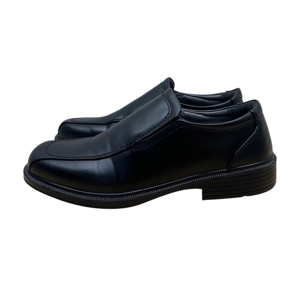 Sonoma Boys Black Faux Leather Slip-On Memory Foam Comfort Loafers Size 5
