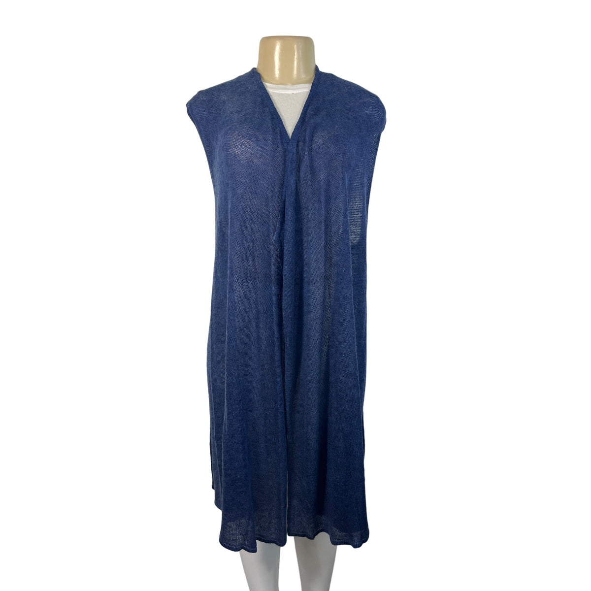 Chicos Women's Blue Long Cardigan Sz 2 (EUR 32) - NWT