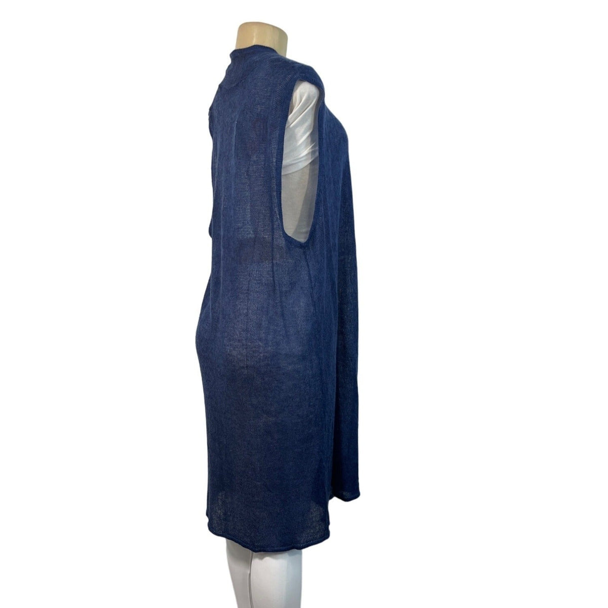 Chicos Women's Blue Long Cardigan Sz 2 (EUR 32) - NWT