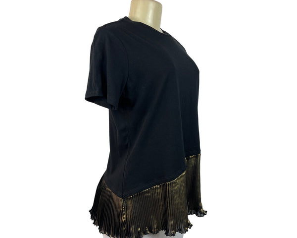 Lord & Taylor Women's Black T-Shirt Sz XS