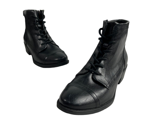 Euro Soft Women's Black Chesna Zip Ankle Booties Sz 7M