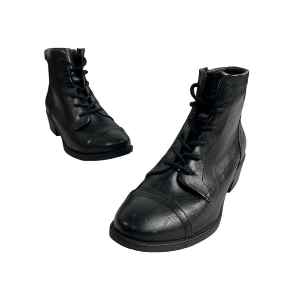 Euro Soft Women's Black Chesna Zip Ankle Booties Sz 7M