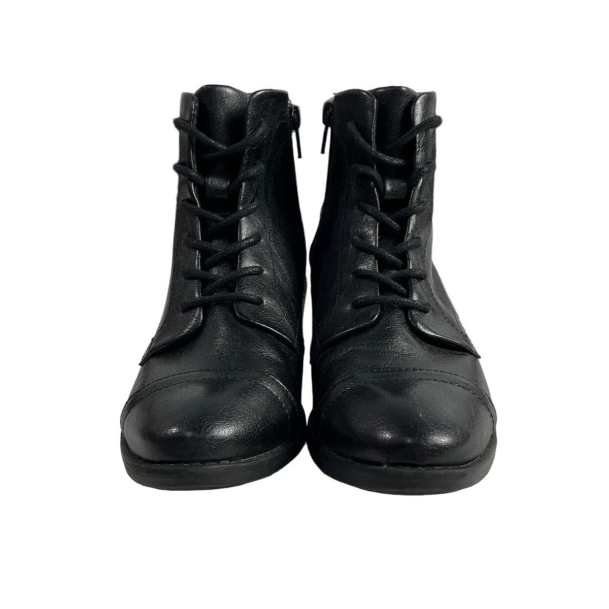 Euro Soft Women's Black Chesna Zip Ankle Booties Sz 7M