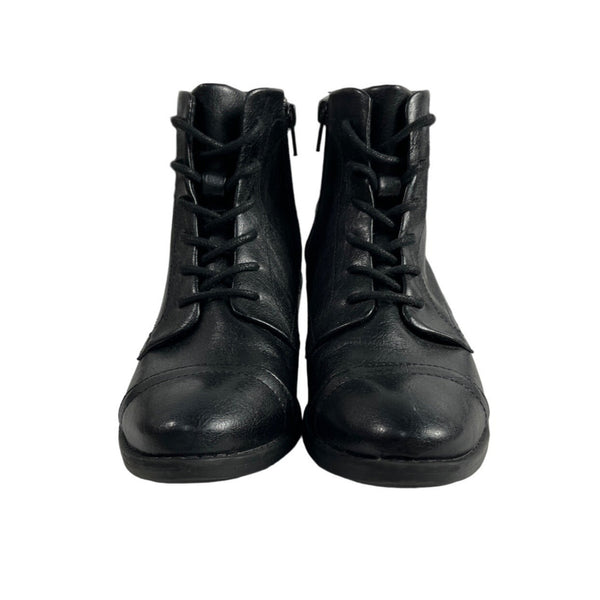 Euro Soft Women's Black Chesna Zip Ankle Booties Sz 7M