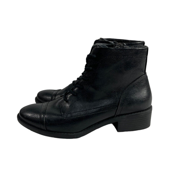Euro Soft Women's Black Chesna Zip Ankle Booties Sz 7M