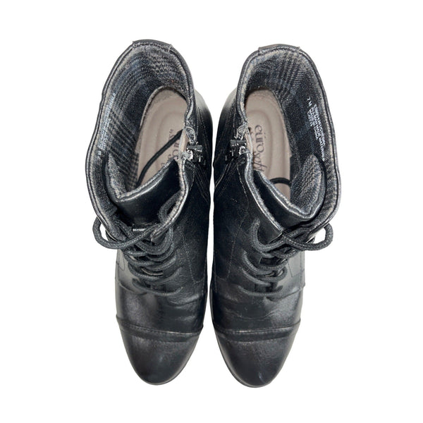 Euro Soft Women's Black Chesna Zip Ankle Booties Sz 7M