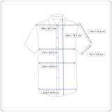 Mens Polo Custom Fit Short Sleeve Button-Up Shirt Purple Size 16 1/2 Cotton