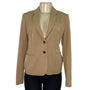 J.Crew Women’s Tan Blazer With Two-Button Closure Sz S - New