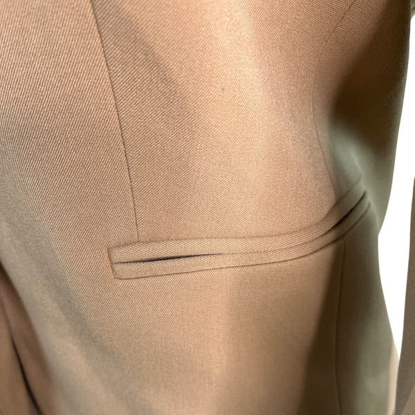 J.Crew Women’s Tan Blazer With Two-Button Closure Sz S - New