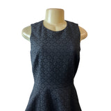 Theory Womens Black Sleeveless Fit & Flare Dress Size 2 NEW