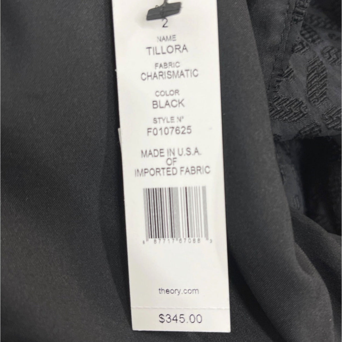 Theory Womens Black Sleeveless Fit & Flare Dress Size 2 NEW