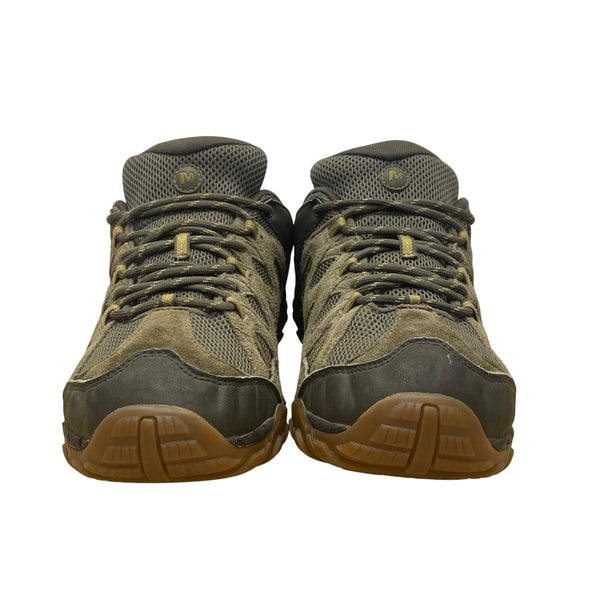Merrell Men’s Olive/Moss Mesh & Suede Performance Outdoor Hiking Shoes Size 10.5