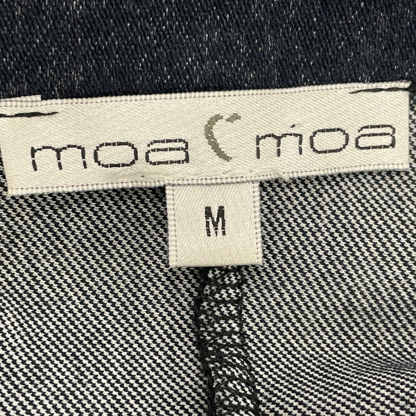 Moa Moa Blue Denim Bell Sleeve Dress With Tan Waist Tie Size M