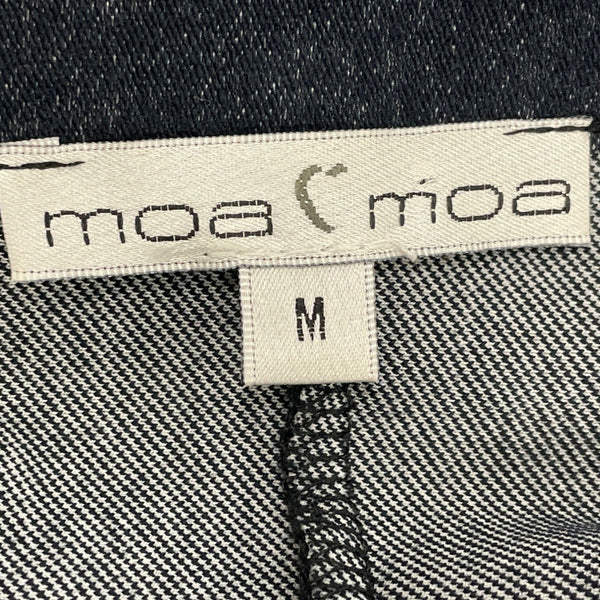 Moa Moa Blue Denim Bell Sleeve Dress With Tan Waist Tie Size M