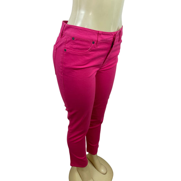 Talbots Womens Pink Mid-Rise Skinny Jeans Sz 6/28 - New