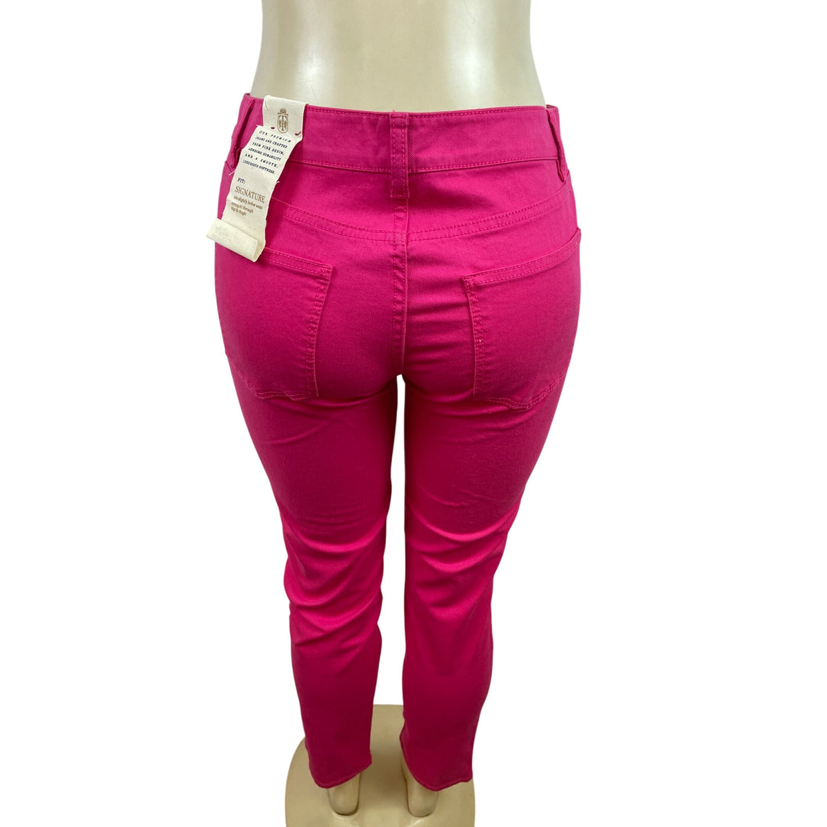 Talbots Womens Pink Mid-Rise Skinny Jeans Sz 6/28 - New
