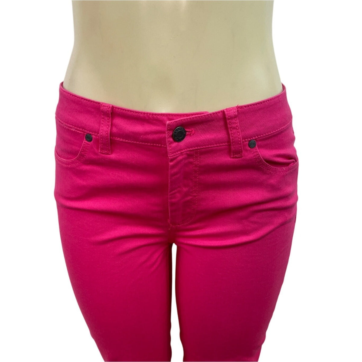 Talbots Womens Pink Mid-Rise Skinny Jeans Sz 6/28 - New