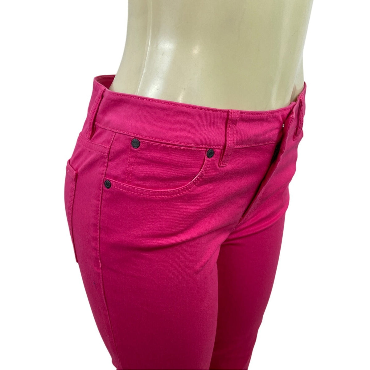 Talbots Womens Pink Mid-Rise Skinny Jeans Sz 6/28 - New