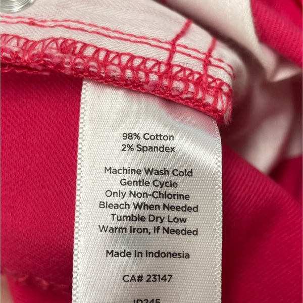Talbots Womens Pink Mid-Rise Skinny Jeans Sz 6/28 - New