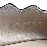 Chloé Women’s Black Scalloped Leather Ballet Flats Size 7US