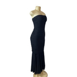 Tadashi Women's Black Stretchable Stripless Eavening Dress Sz M