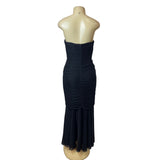 Tadashi Women's Black Stretchable Stripless Eavening Dress Sz M