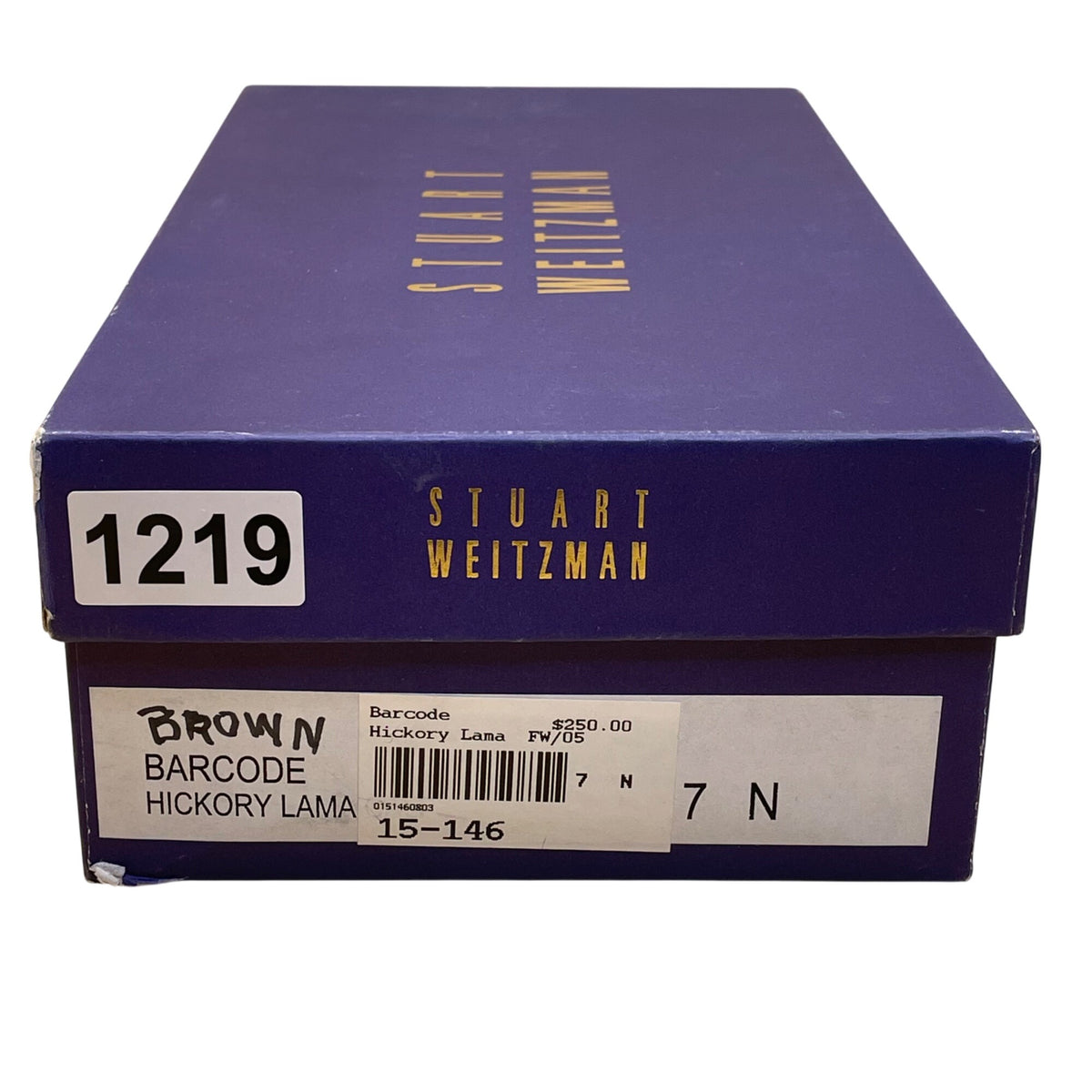 Stuart Weitzman Women’s Brown Leather Slip On Bow High Heel Dress Pumps Size 7N