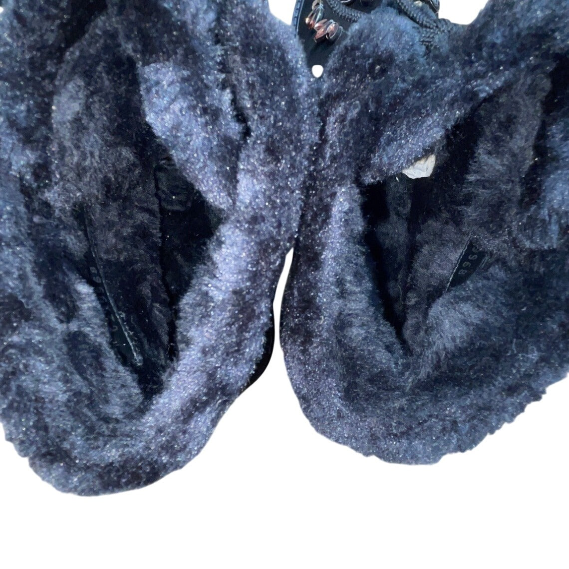 Stuart Weitzman Women’s Black Suede & Shearling Embellished Ankle Boots Sz 10.5M