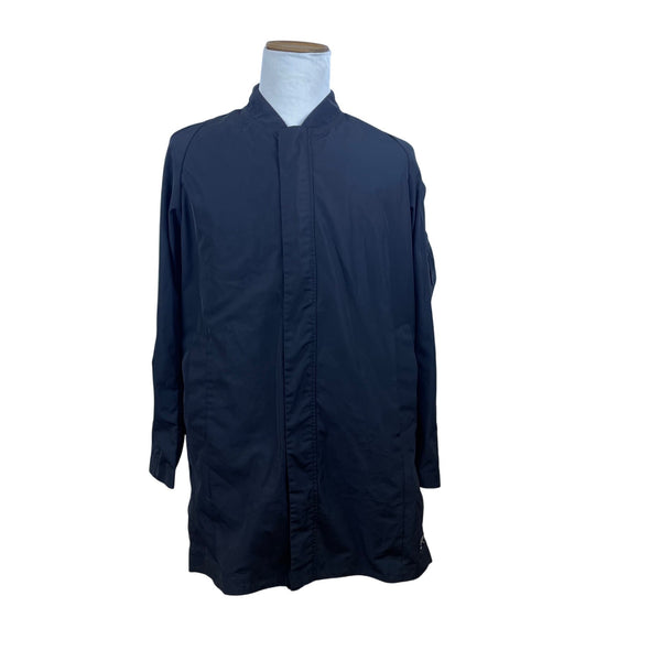 Nike Mens Black Polyester Jacket Long Sleeve Lightweight Design Size L