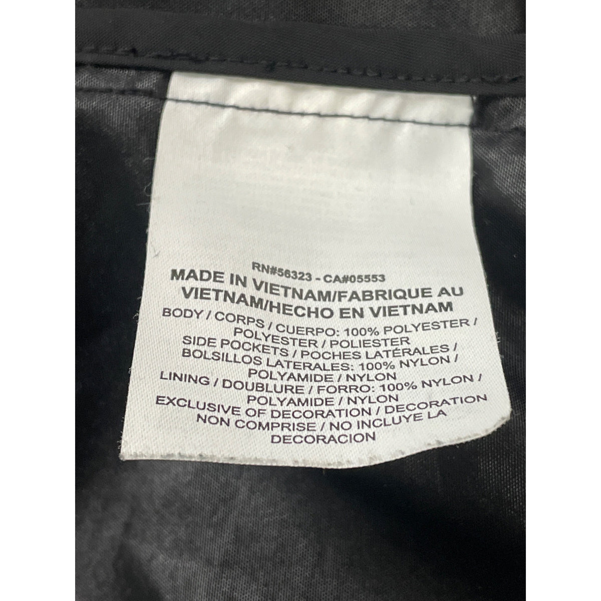 Nike Mens Black Polyester Jacket Long Sleeve Lightweight Design Size L