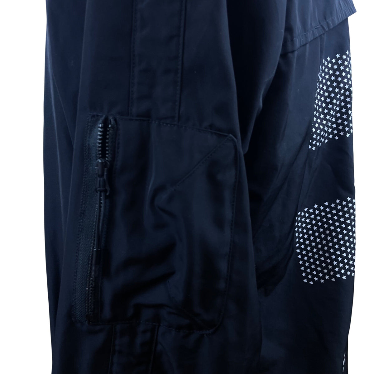 Nike Mens Black Polyester Jacket Long Sleeve Lightweight Design Size L