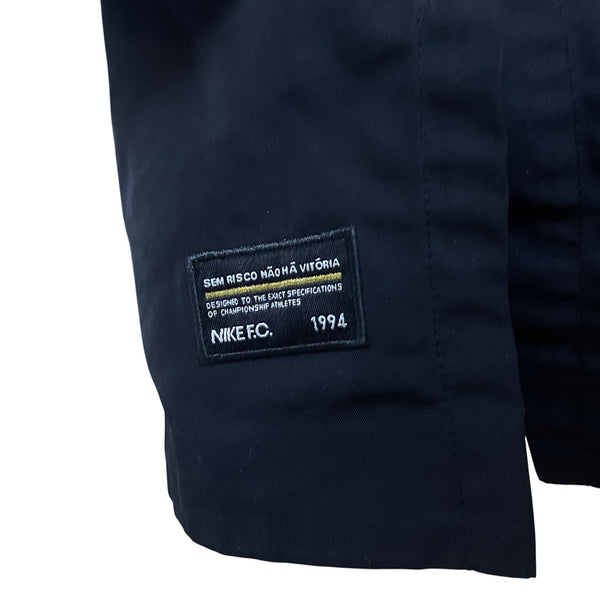 Nike Mens Black Polyester Jacket Long Sleeve Lightweight Design Size L