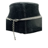 Pendant Multicolored Crystal with Silver Tone Chain