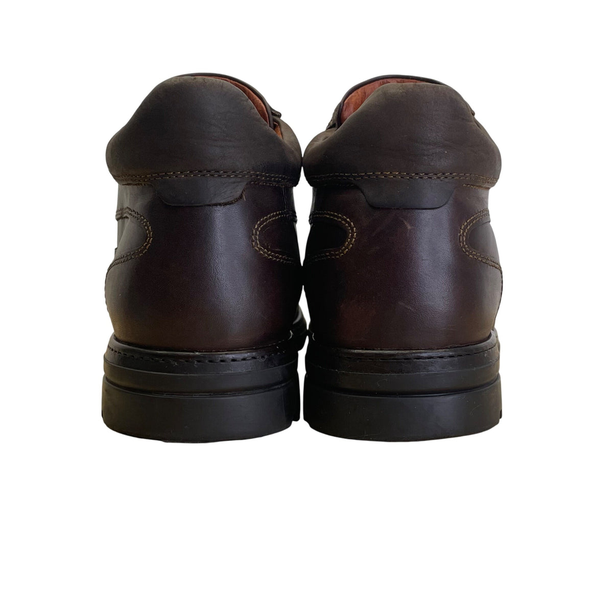 Johnston & Murphy Men’s Dark Brown Rawles Leather Boots Size 12M