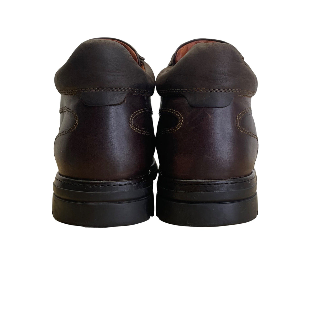 Johnston & Murphy Men’s Dark Brown Rawles Leather Boots Size 12M