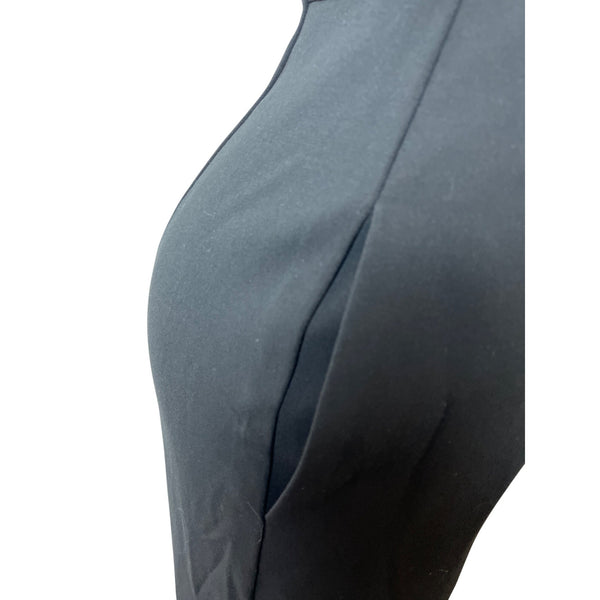 Black Halo Short Sleeve Womens Jumpsuit With Keyhole Neck Sz 4 - New