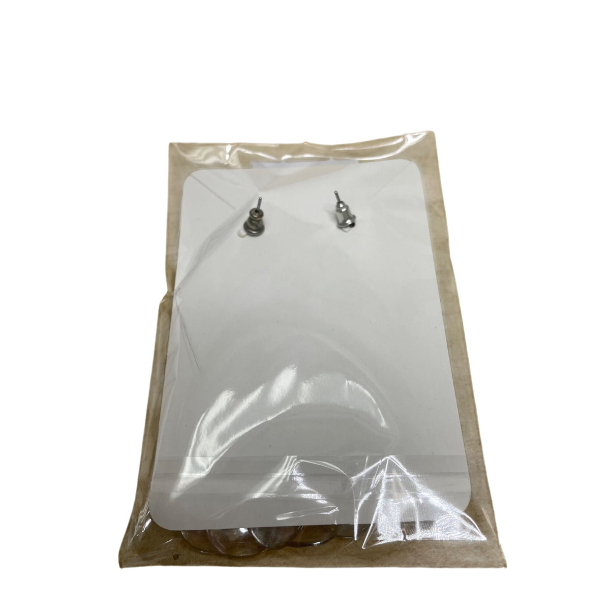 Rose Gold Dangle Earrings With Clear Shell Petal Design Lightweight & Elegant Modern