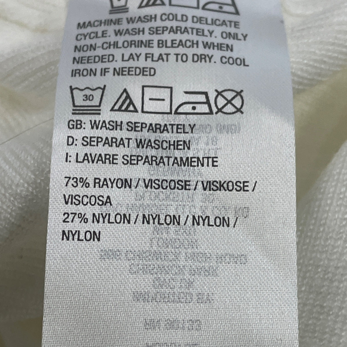 White Women’s Knit Open-Front Cardigan By Belle River Gravel Sz S