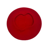 Unisex Crimson Red French Style Basque Beret - One Size