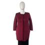 Alfani Women’s Magenta Button Closure Womens Blazer Jacket With Pockets Size L