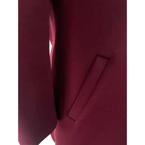 Alfani Women’s Magenta Button Closure Womens Blazer Jacket With Pockets Size L