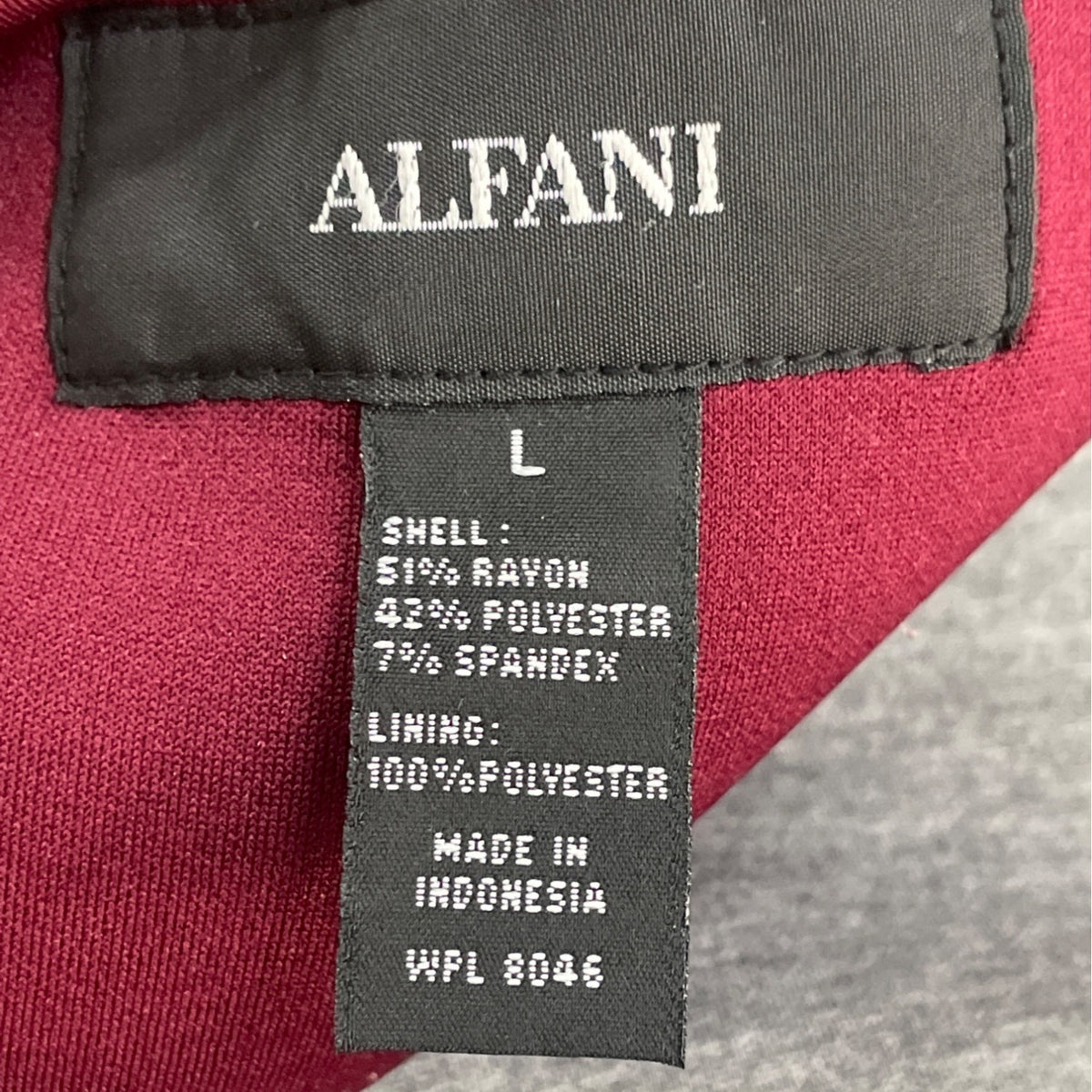 Alfani Women’s Magenta Button Closure Womens Blazer Jacket With Pockets Size L